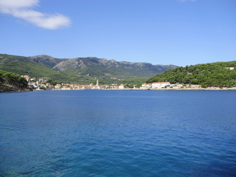 Jelsa on island Hvar, Croatia