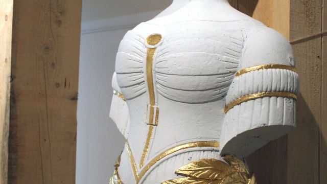 photo ©Hrvatski Pomorski Muzej Split 19th century figurehead from sailboat from Korčula, Croatia