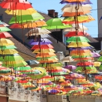 photo ©EMRE d.o.o. Coloured umbrella's Porcijunkolovo Cakovec, Croatia