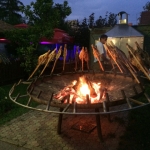 photo ©EMRE d.o.o. Baking of fish on fire, Spancirfest Varazdin, Croatia