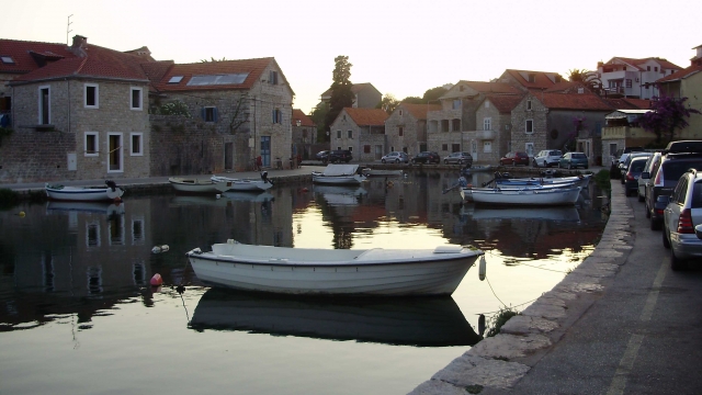 Vrboska on island Hvar, Croatia