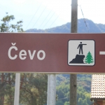 photo ©EMRE d.o.o. Road sign to the start of the mountain road to Cevo