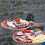 Culinary Istrian meat and cheese, Croatia