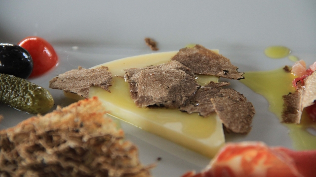 Istrian cheese with truffels