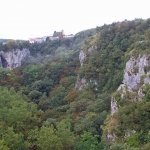 photo ©EMRE d.o.o. View from bridge over canyon towards abyss in Pazin, Istria