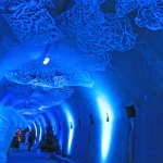 Advent in Zagreb - illuminated winter wonderland tunnel