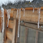 Winter iciles in Gorski Kotar