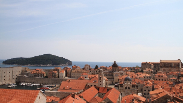 Dubrovnik view from city wall