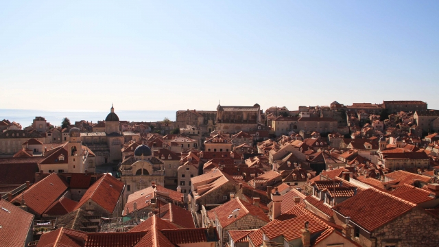 Dubrovnik view from city wall